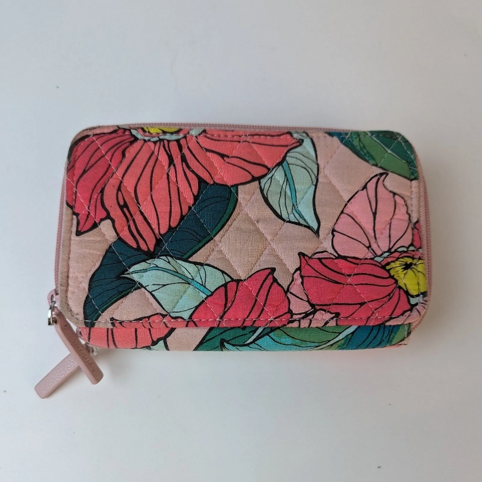 Floral Wallet Wristlet Bag