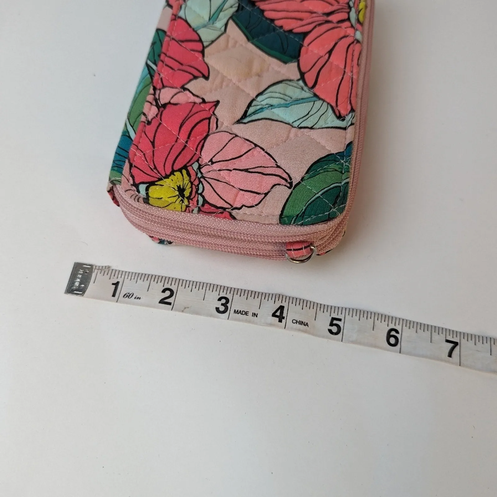 Floral Wallet Wristlet Bag