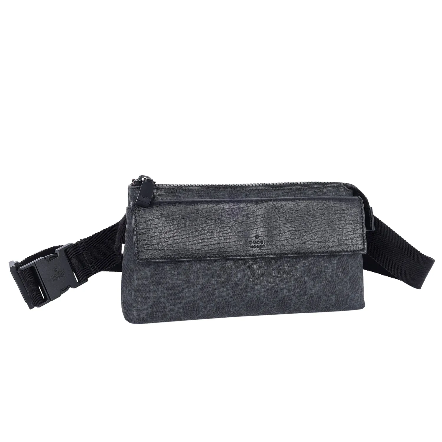 GG Supreme Pocket Waist Pouch (Authentic Pre-owned)