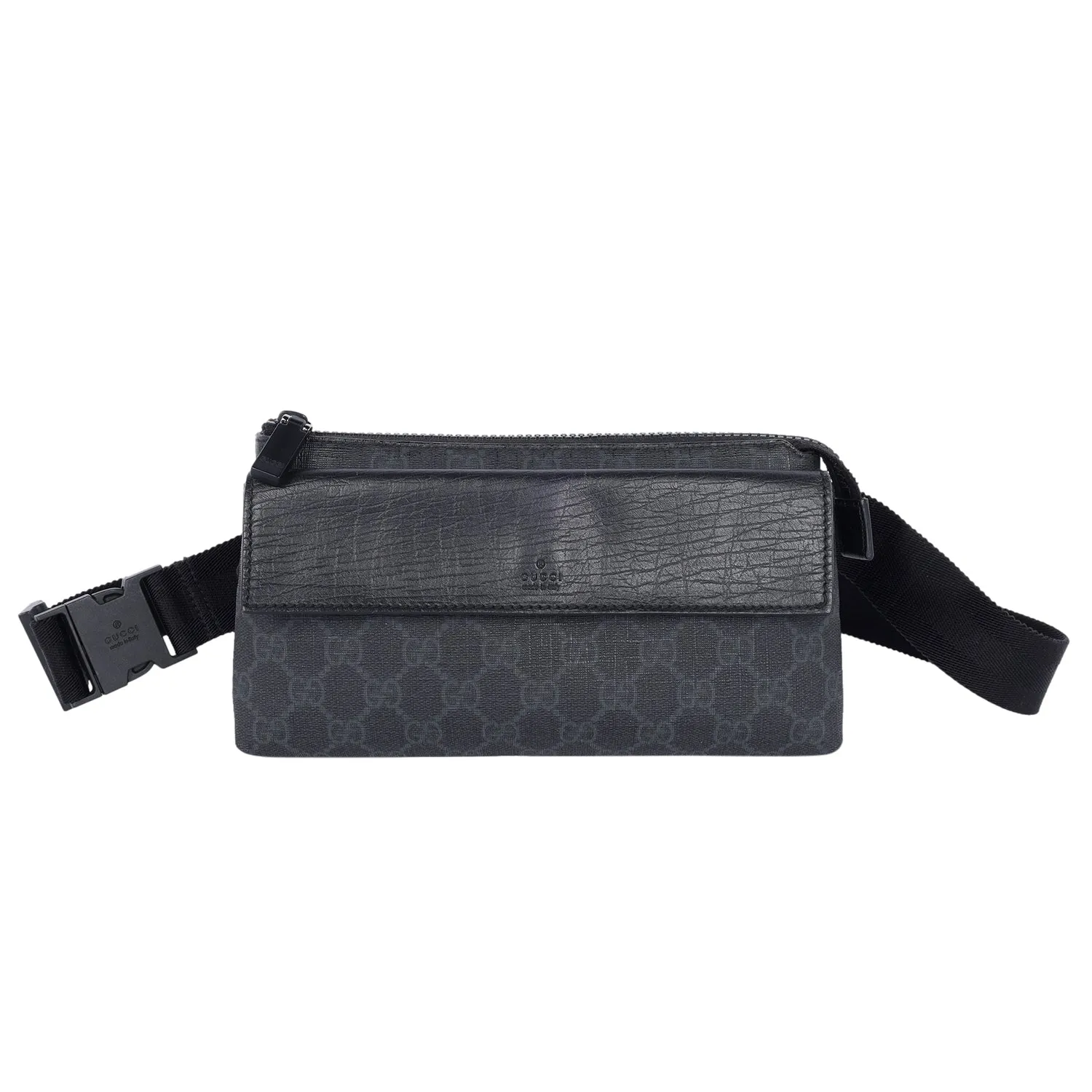GG Supreme Pocket Waist Pouch (Authentic Pre-owned)