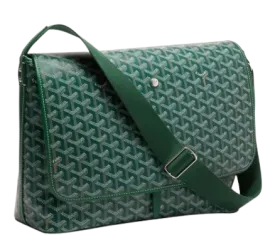 Goyard 'Capetien MM' Green Messenger Bag