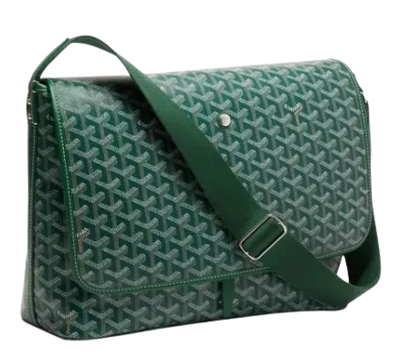 Goyard 'Capetien MM' Green Messenger Bag