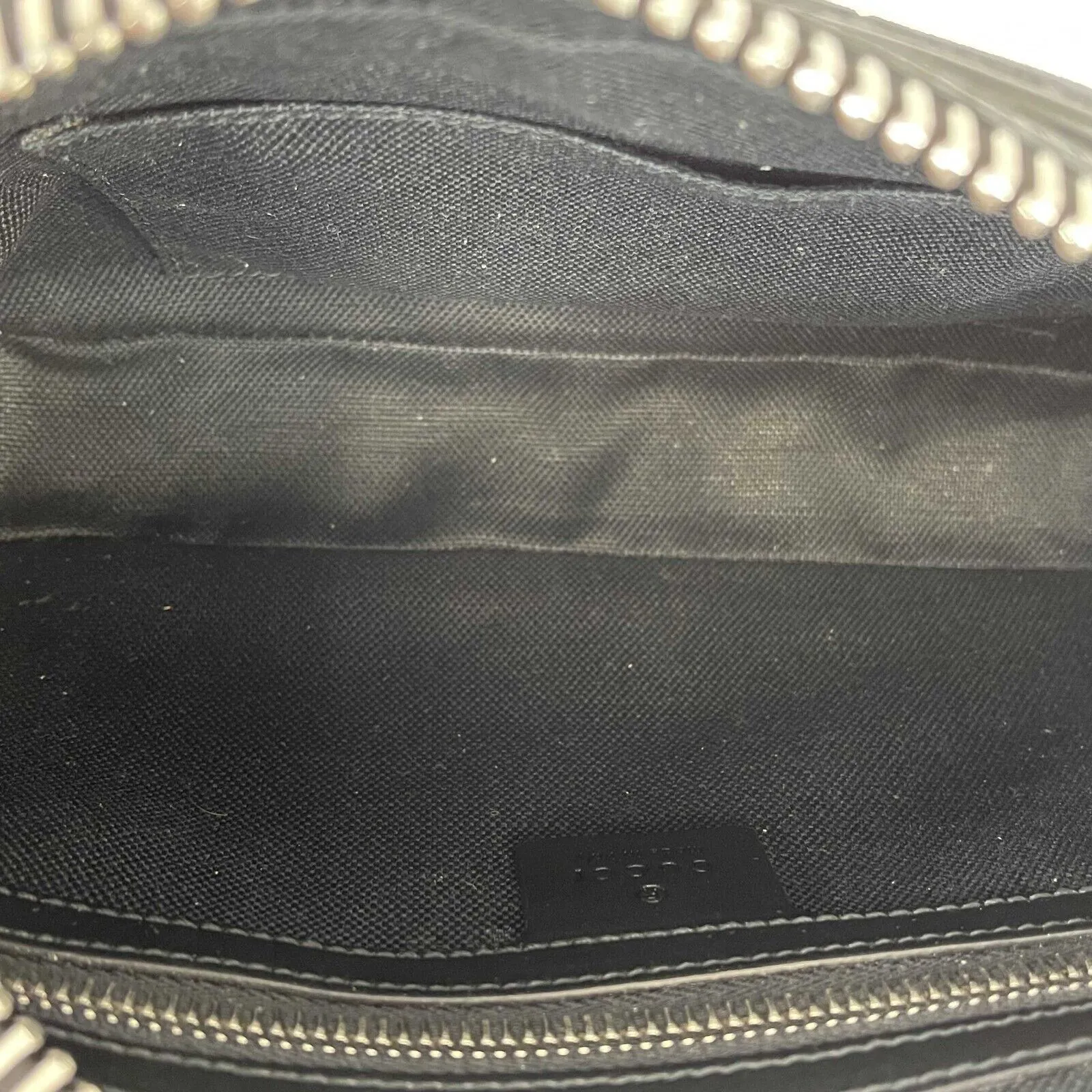 Gucci - GG Monogram Canvas / Leather Black Belt Bag / Fanny Pack - FULL KIT