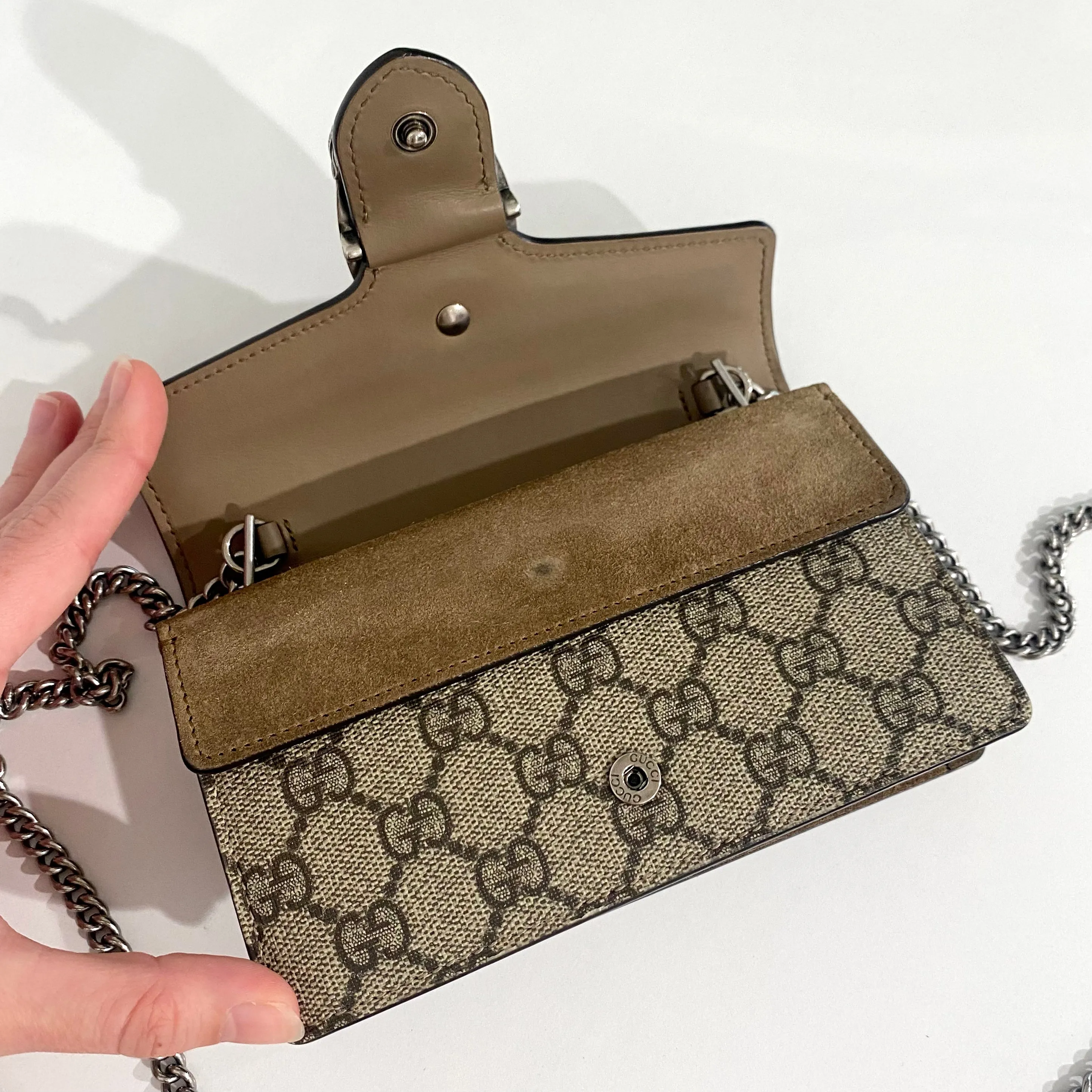 Gucci Dionysus GG Supreme Super Mini Bag
