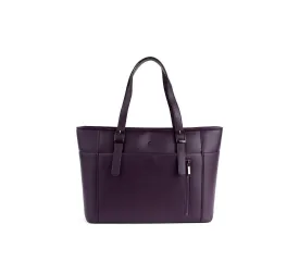 Gunas New York Miley Purple Vegan Leather Laptop Bag