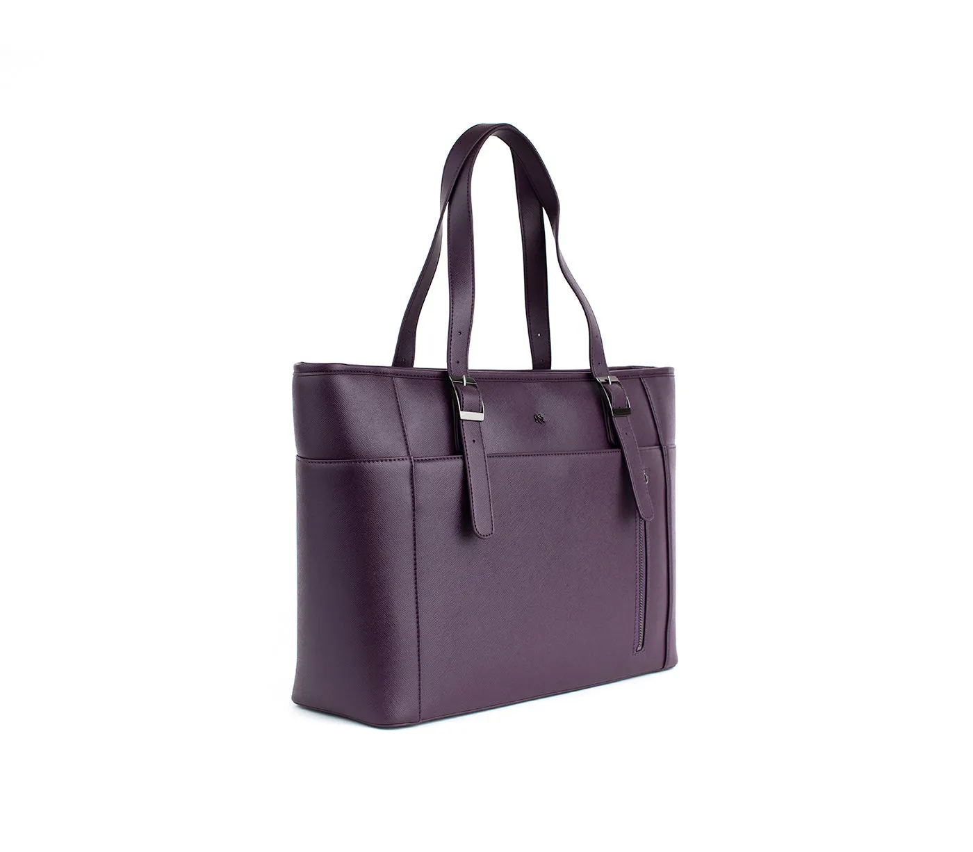 Gunas New York Miley Purple Vegan Leather Laptop Bag