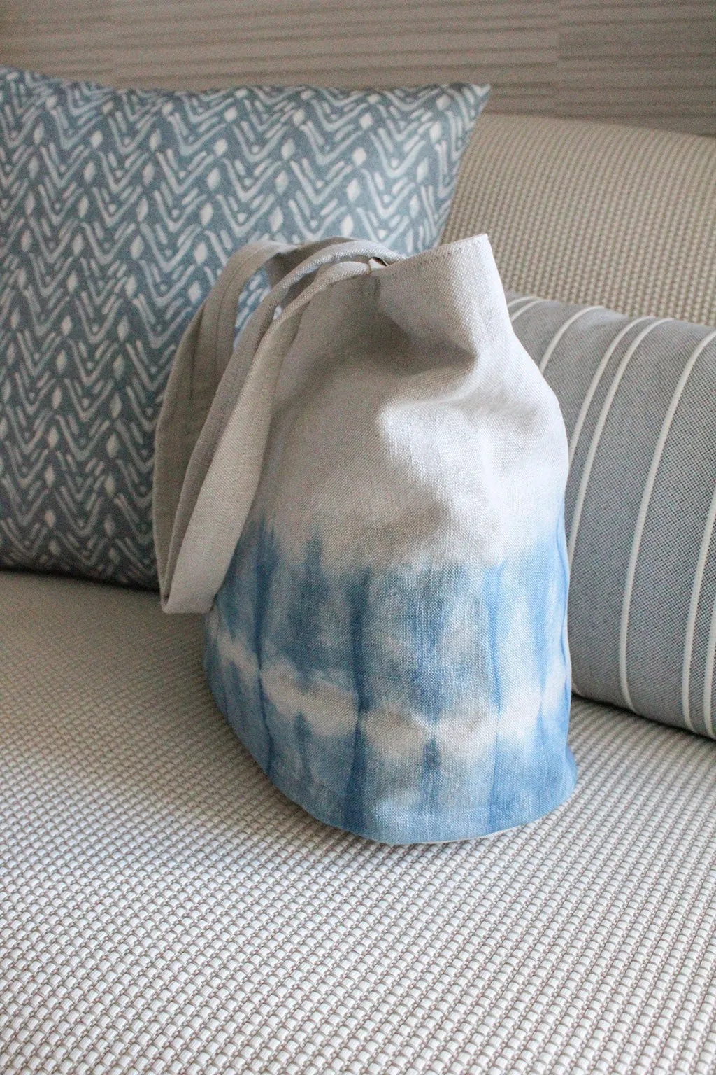 Indigo Medium Tote