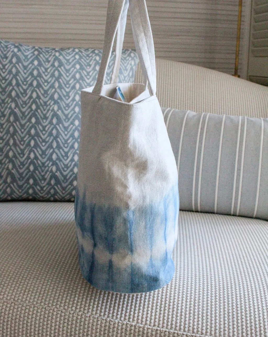 Indigo Medium Tote