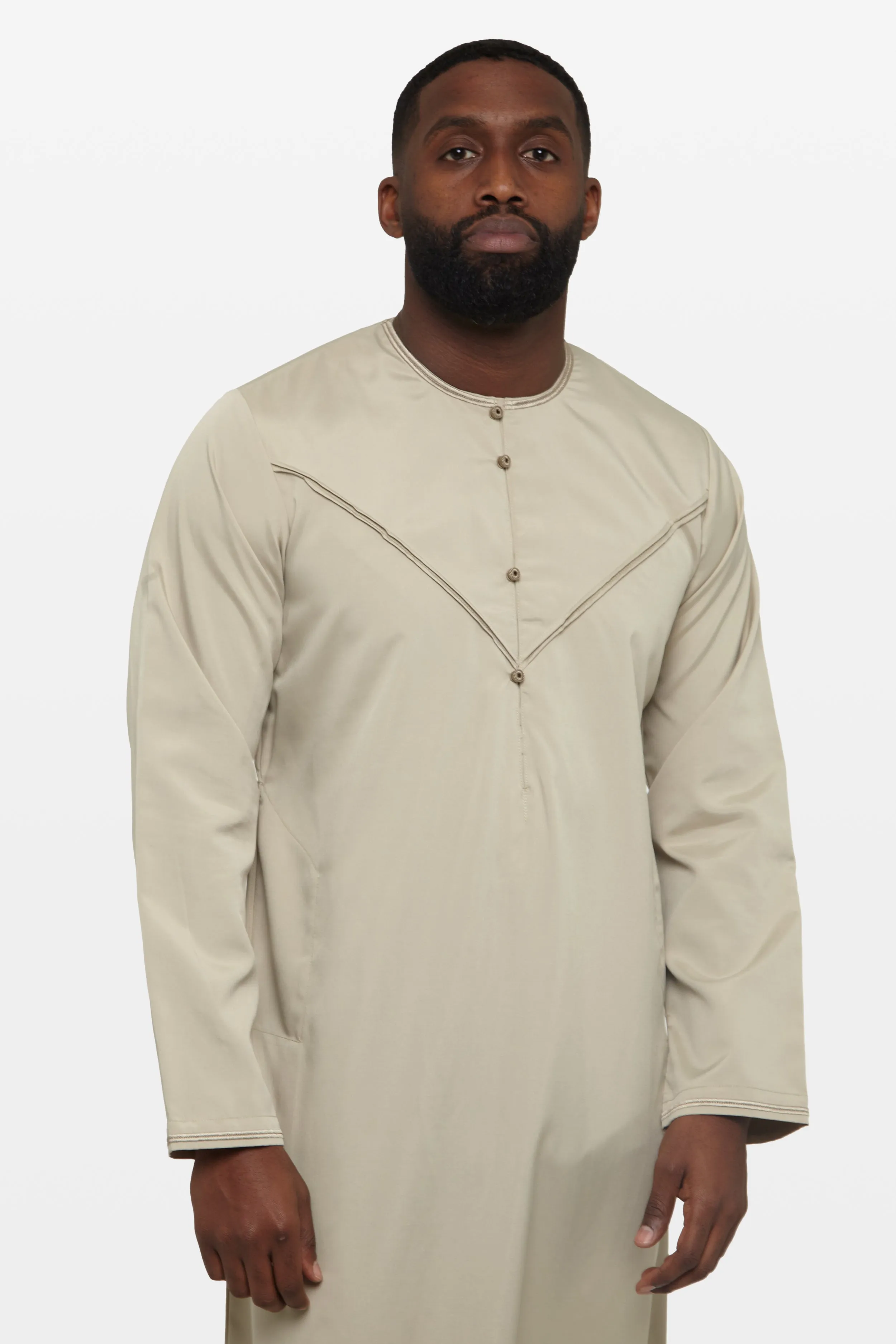 Khaki Stone Emirati Thobe