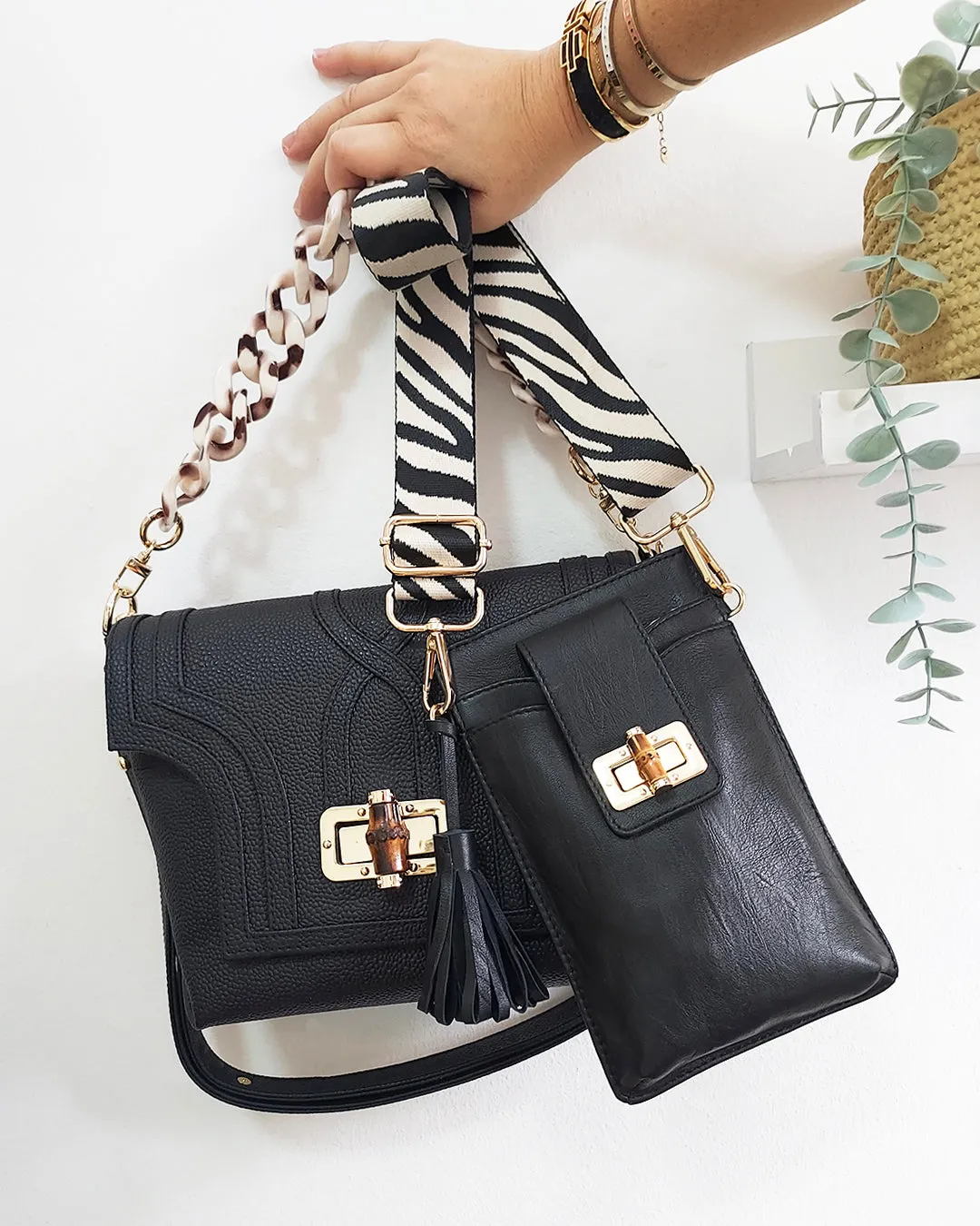Leo Bamboo Lock - Black
