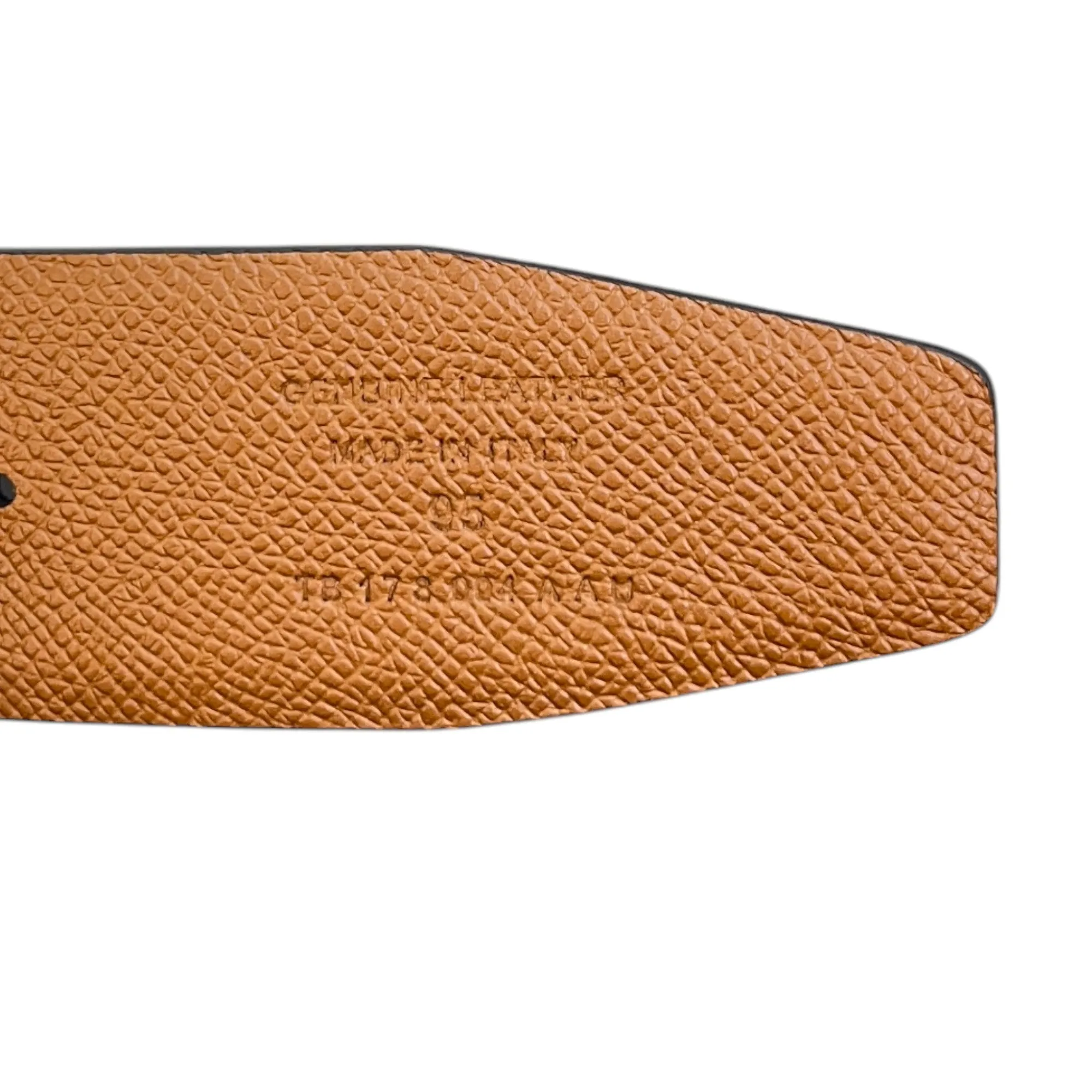 Men's Reversible T Logo Belt Brown Size M