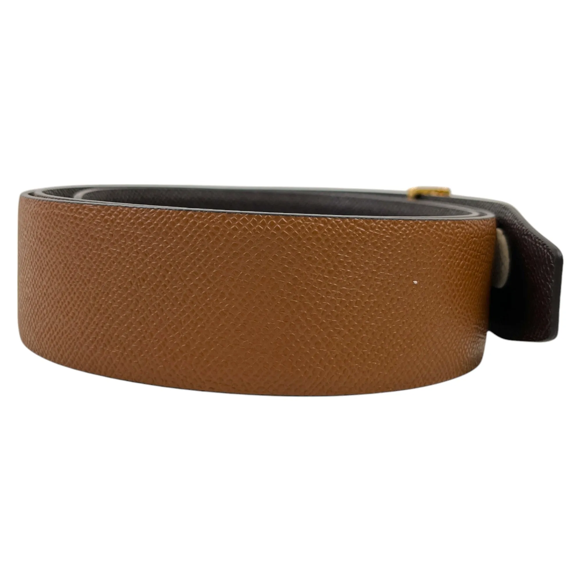 Men's Reversible T Logo Belt Brown Size M