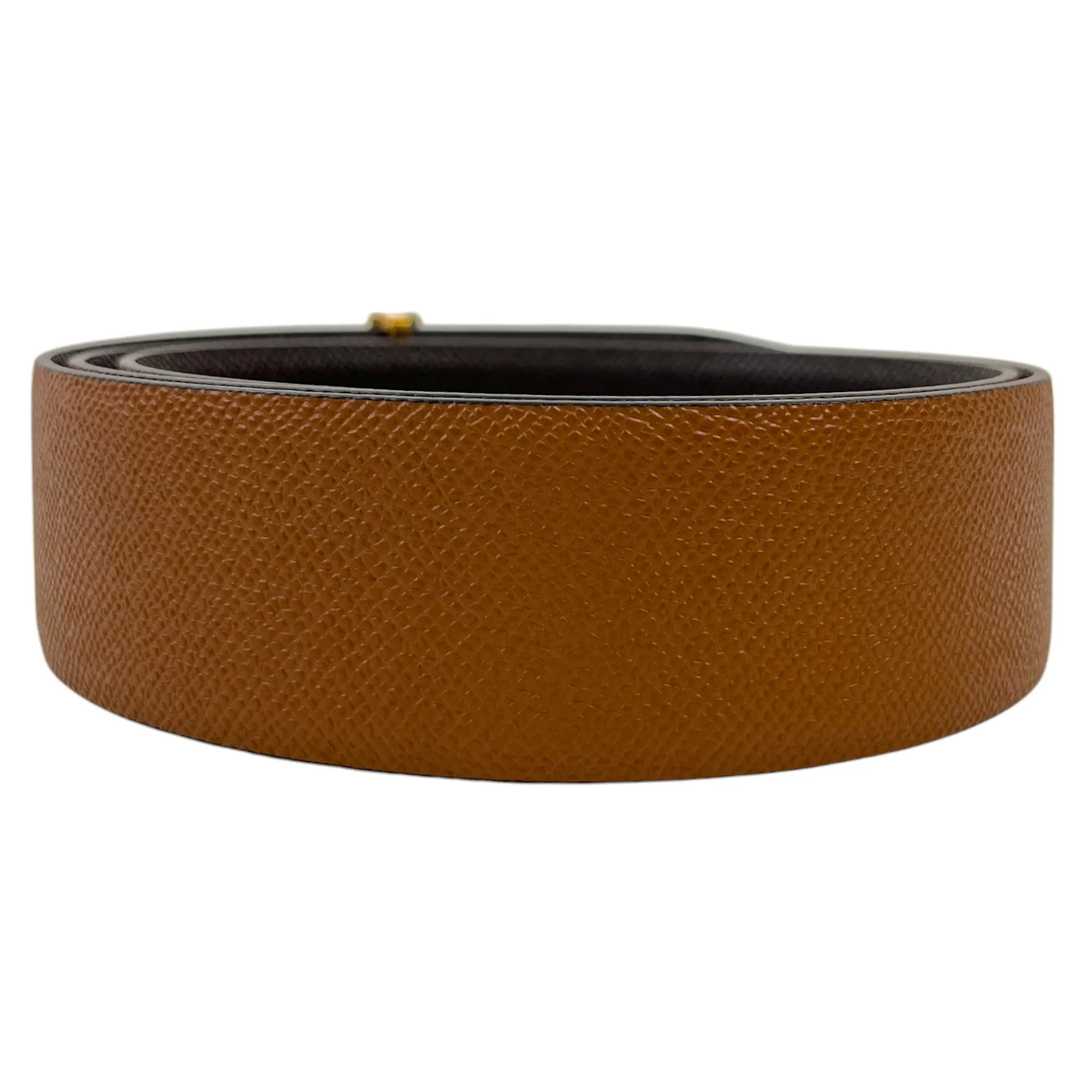 Men's Reversible T Logo Belt Brown Size M