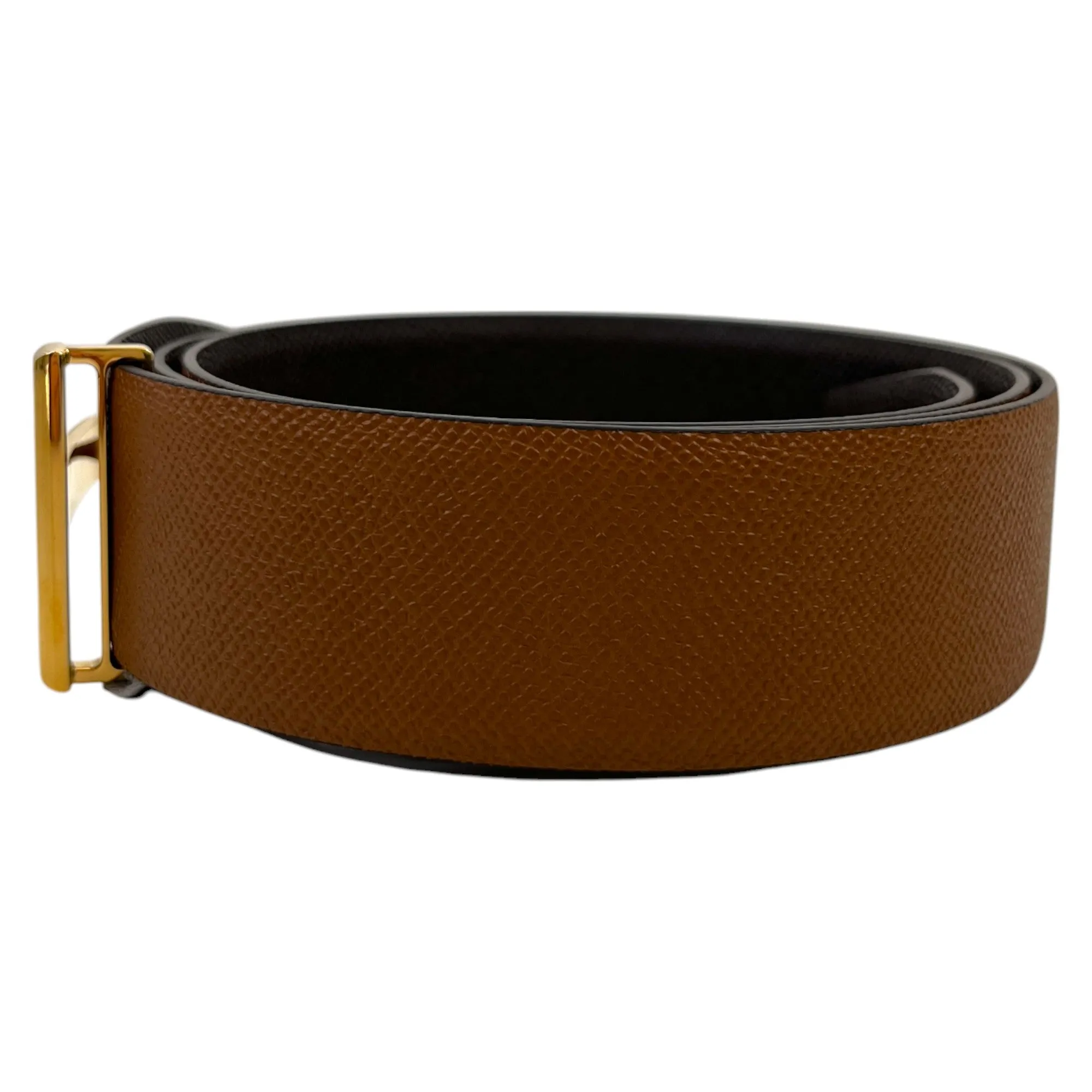 Men's Reversible T Logo Belt Brown Size M