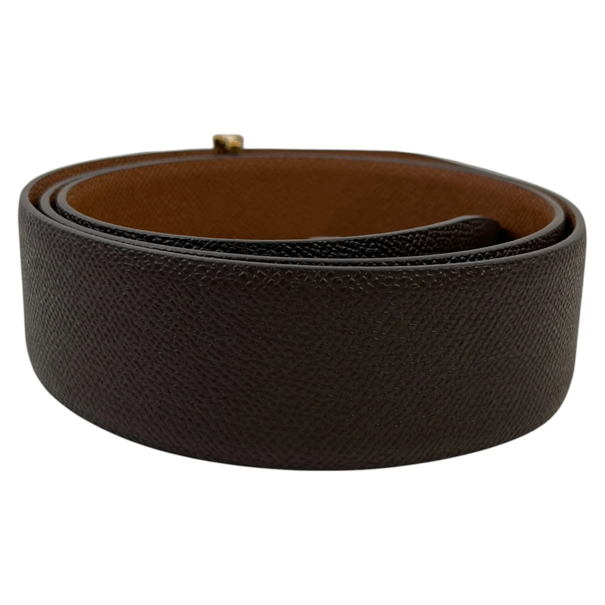 Men's Reversible T Logo Belt Brown Size M