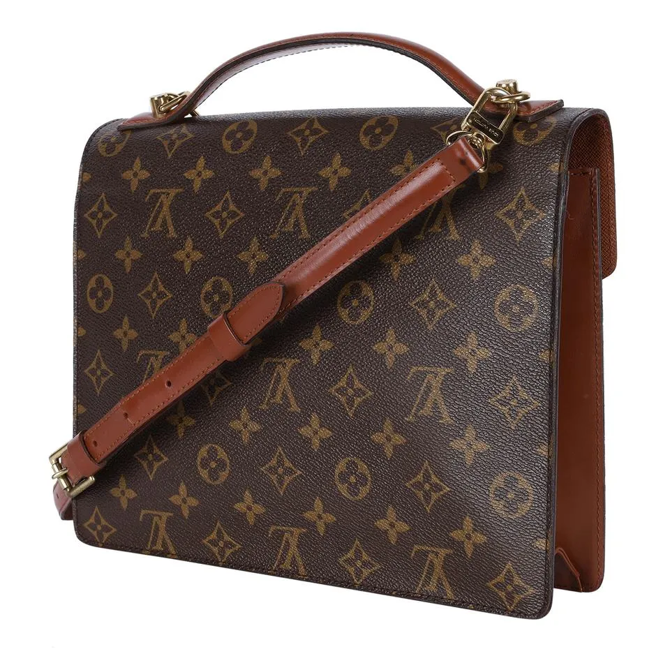 Monogram Canvas Monceau Cross Body Bag (Authentic Pre-Owned)