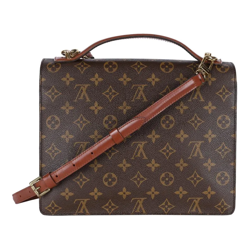 Monogram Canvas Monceau Cross Body Bag (Authentic Pre-Owned)