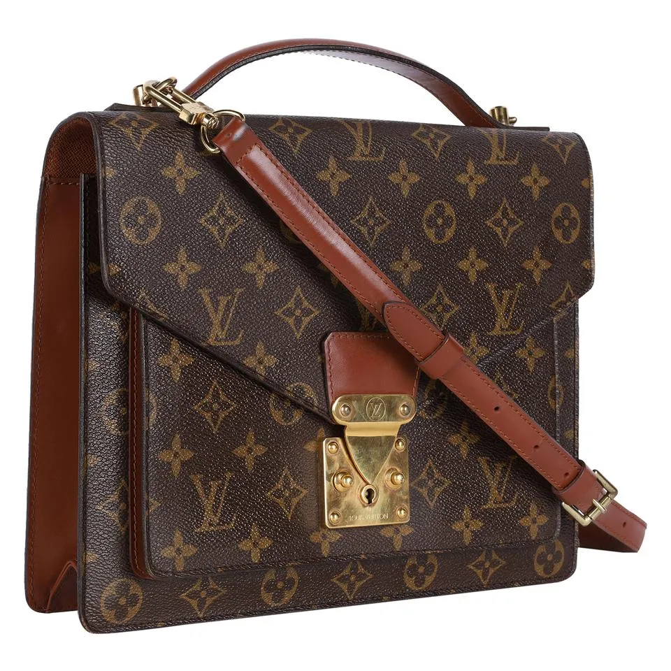 Monogram Canvas Monceau Cross Body Bag (Authentic Pre-Owned)