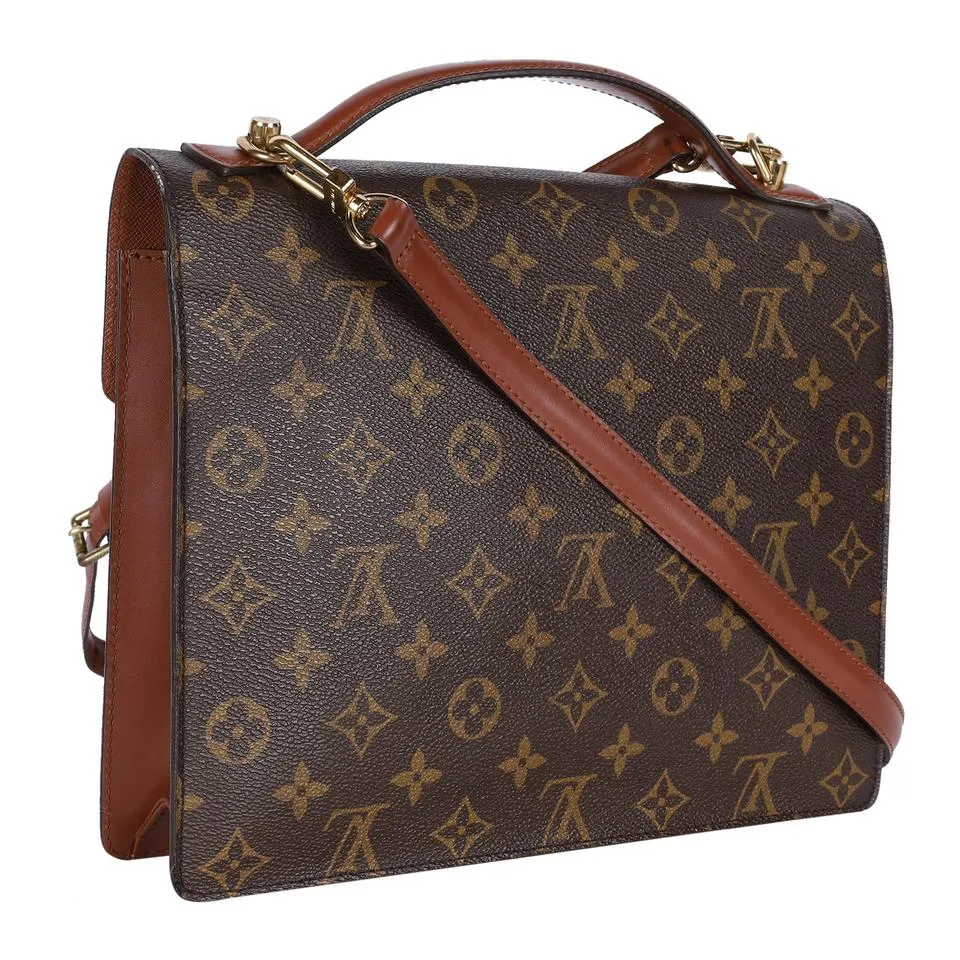 Monogram Canvas Monceau Cross Body Bag (Authentic Pre-Owned)