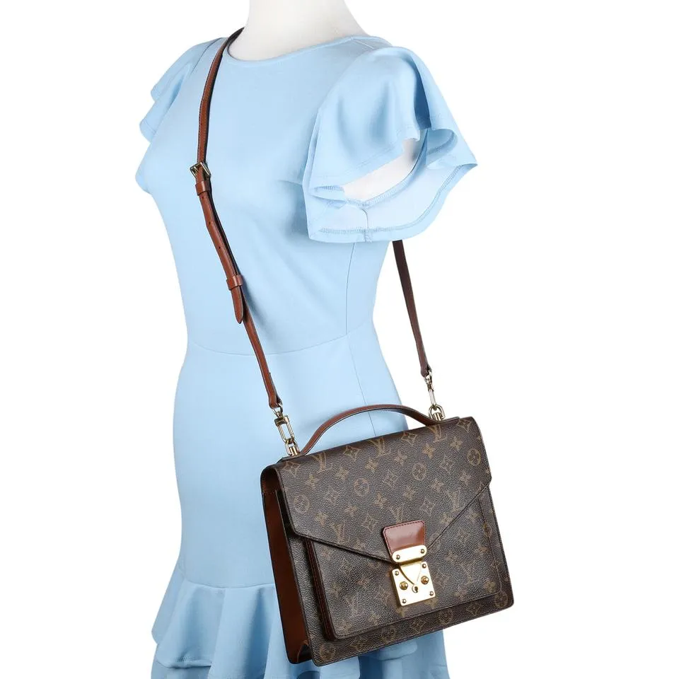 Monogram Canvas Monceau Cross Body Bag (Authentic Pre-Owned)