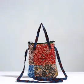Multicolor - Handmade Quilted Cotton Patchwork Sling Bag 06