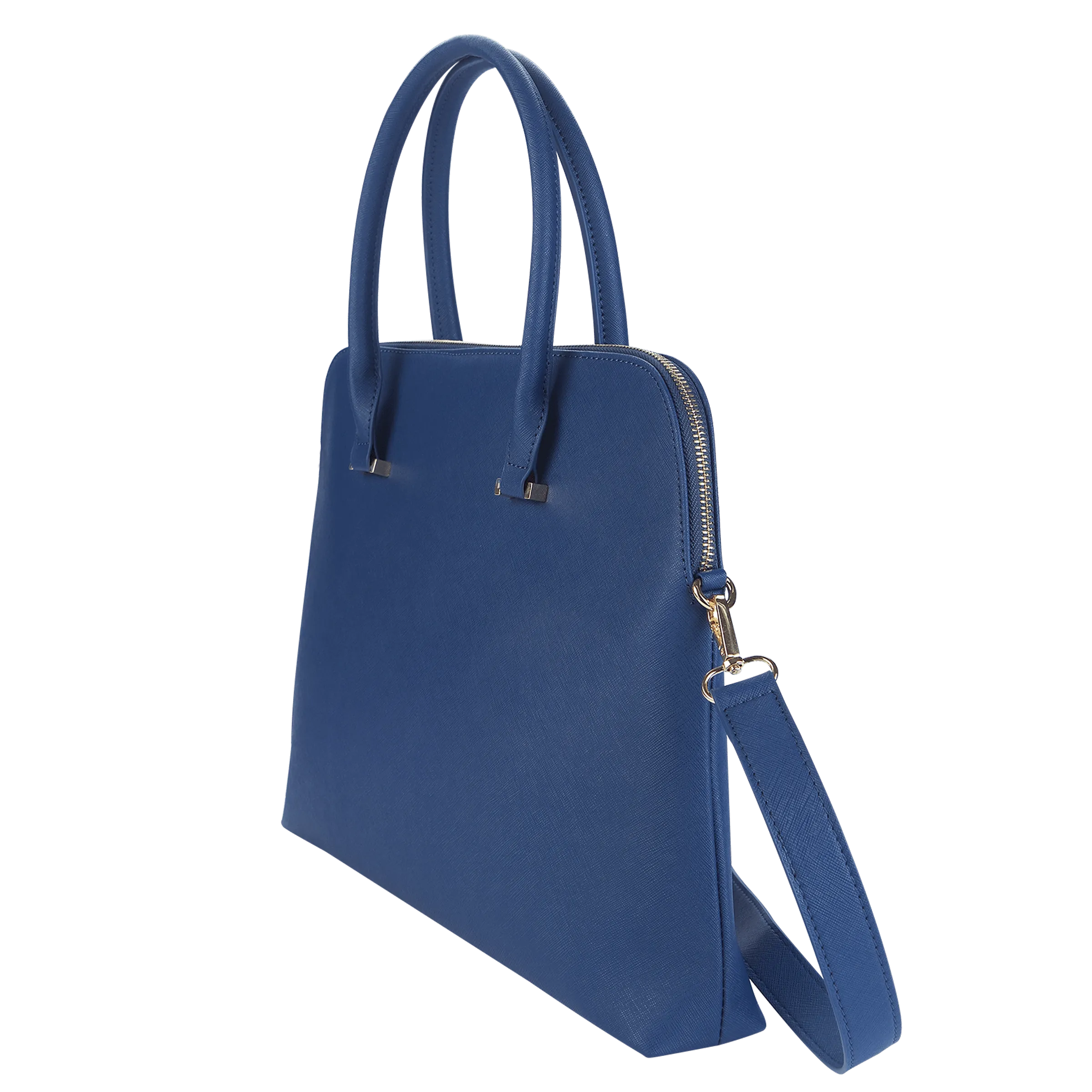 Navy - Saffiano Laptop Bag