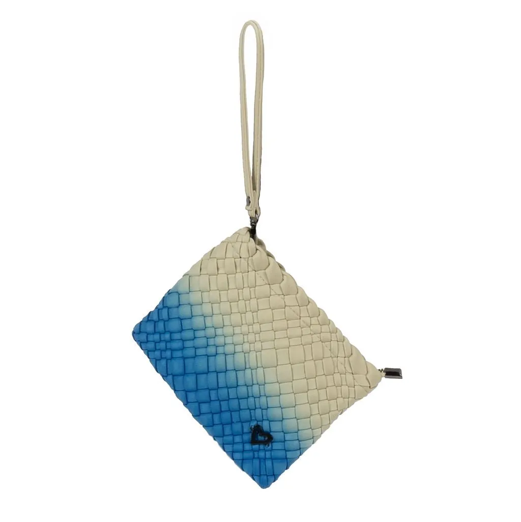 NEW: Brandon Small Woven Tote - Ombre Blue