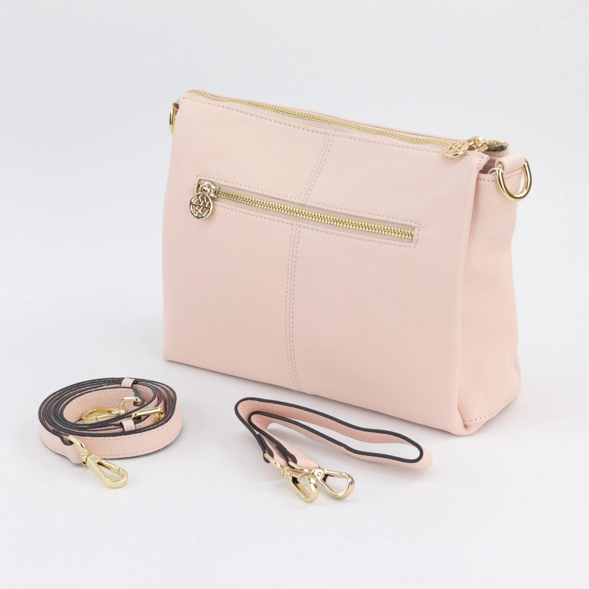 Nina leather shoulder bag