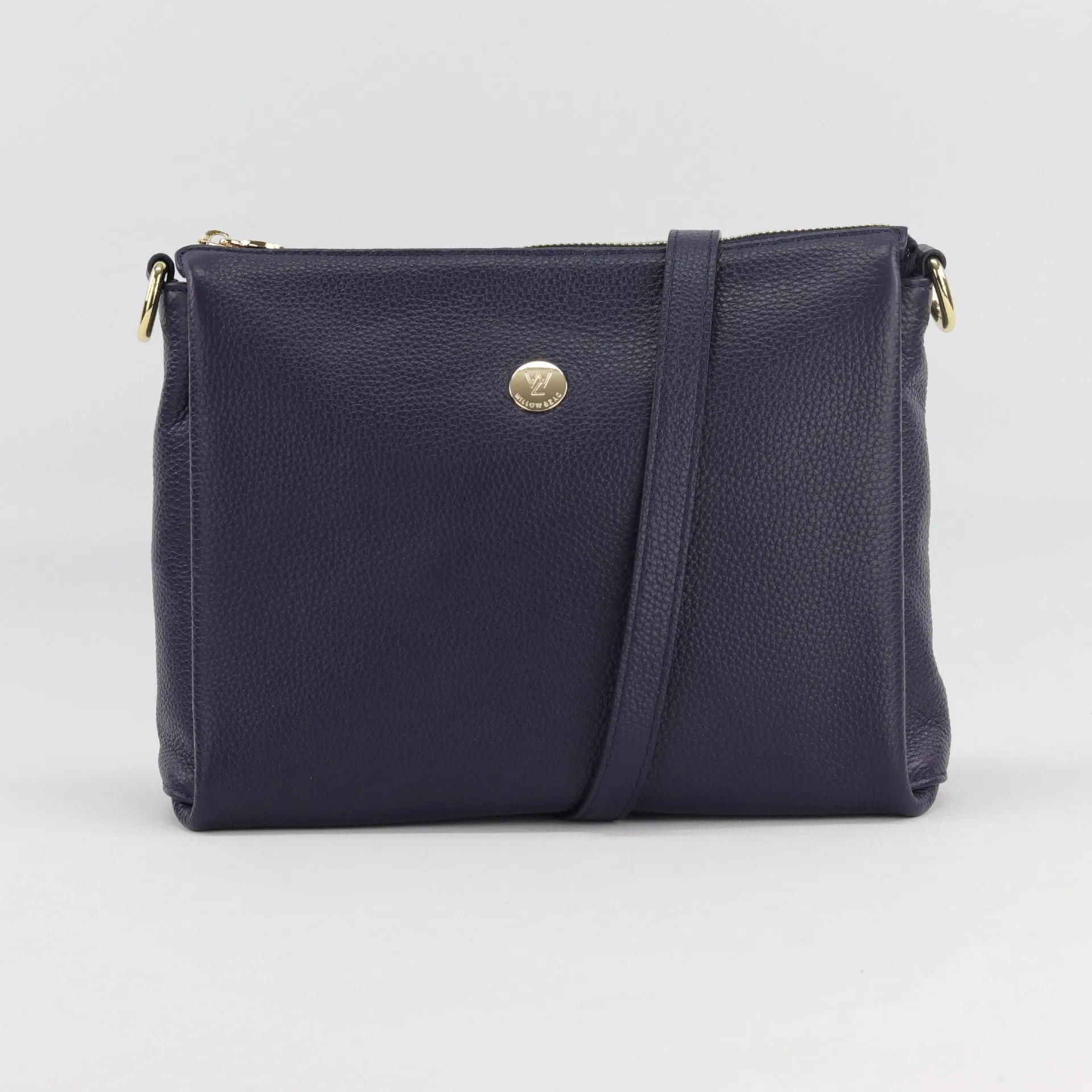 Nina leather shoulder bag