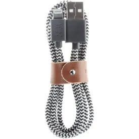 [OPEN BOX] NATIVE UNION Belt Lighting Cable 1.2M - Zebra