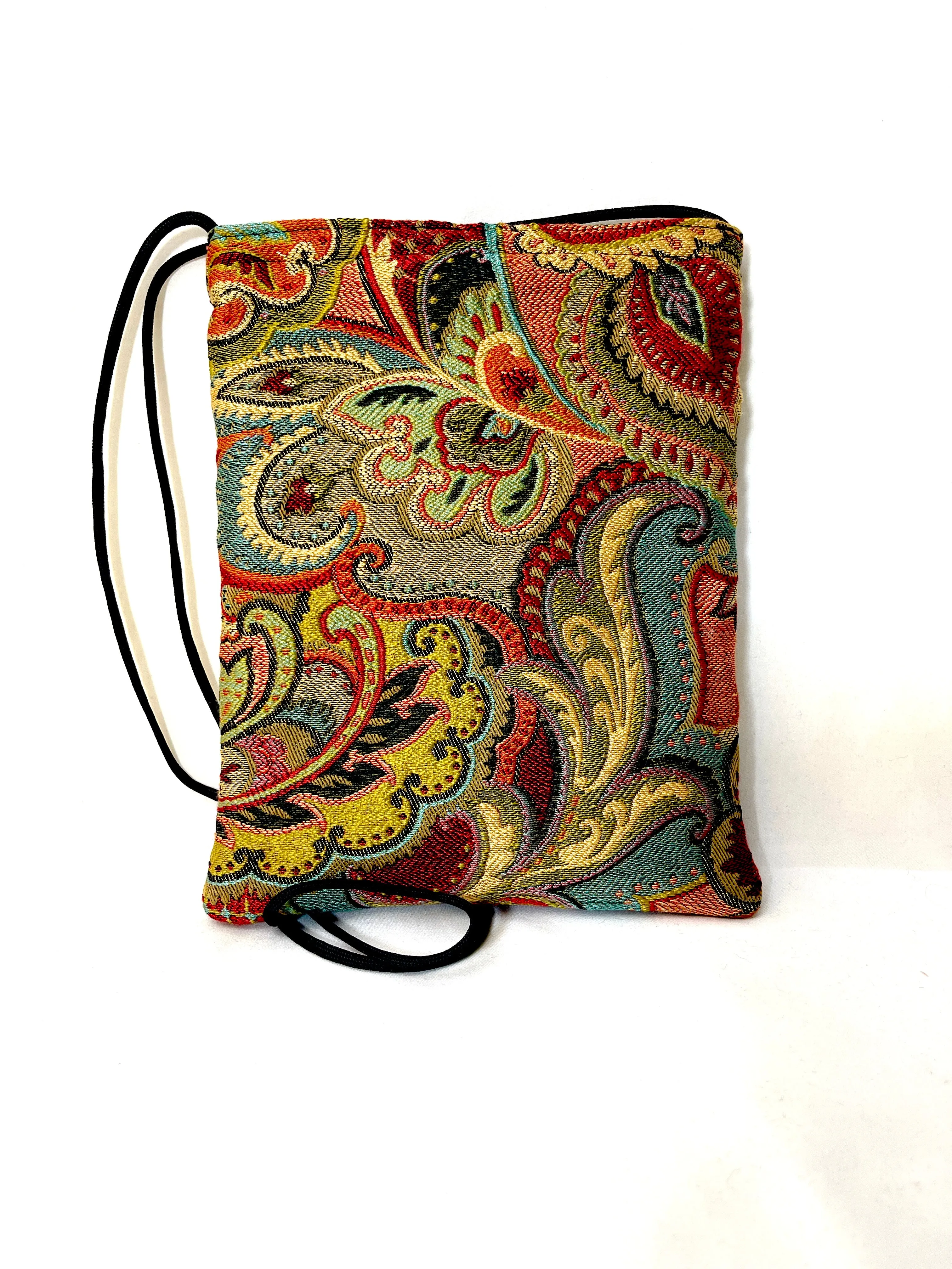 Patch Purse in Botanical Arabesque