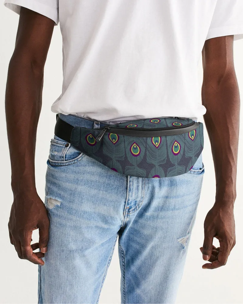Peacock Tails Crossbody Sling Bag