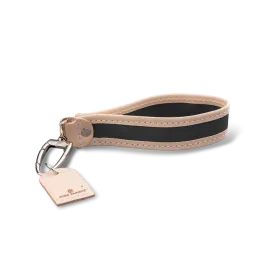 Pearl - Coated Canvas Key Wristlet