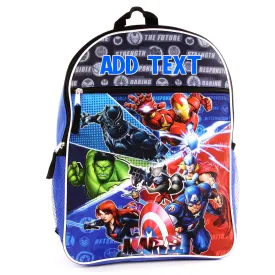 Personalized 16 Inch School Backpack - Marvel Heroes