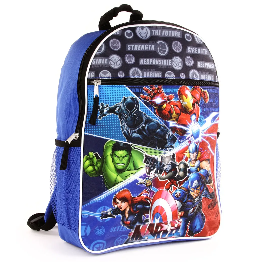 Personalized 16 Inch School Backpack - Marvel Heroes
