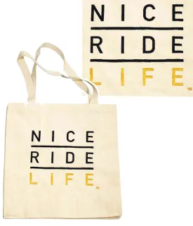 "La Jolla"  Canvas Tote with Square Bottom Gusset