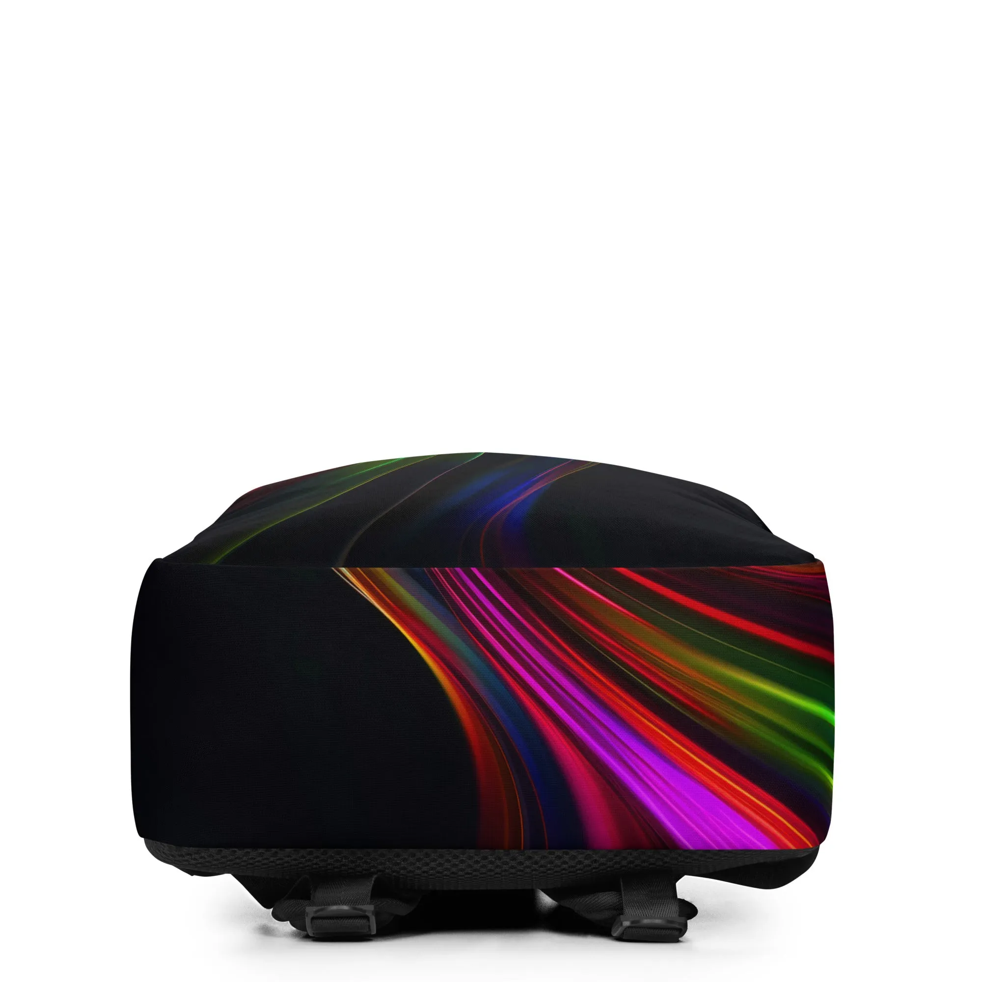 Rainbow Swirls Minimalist Backpack