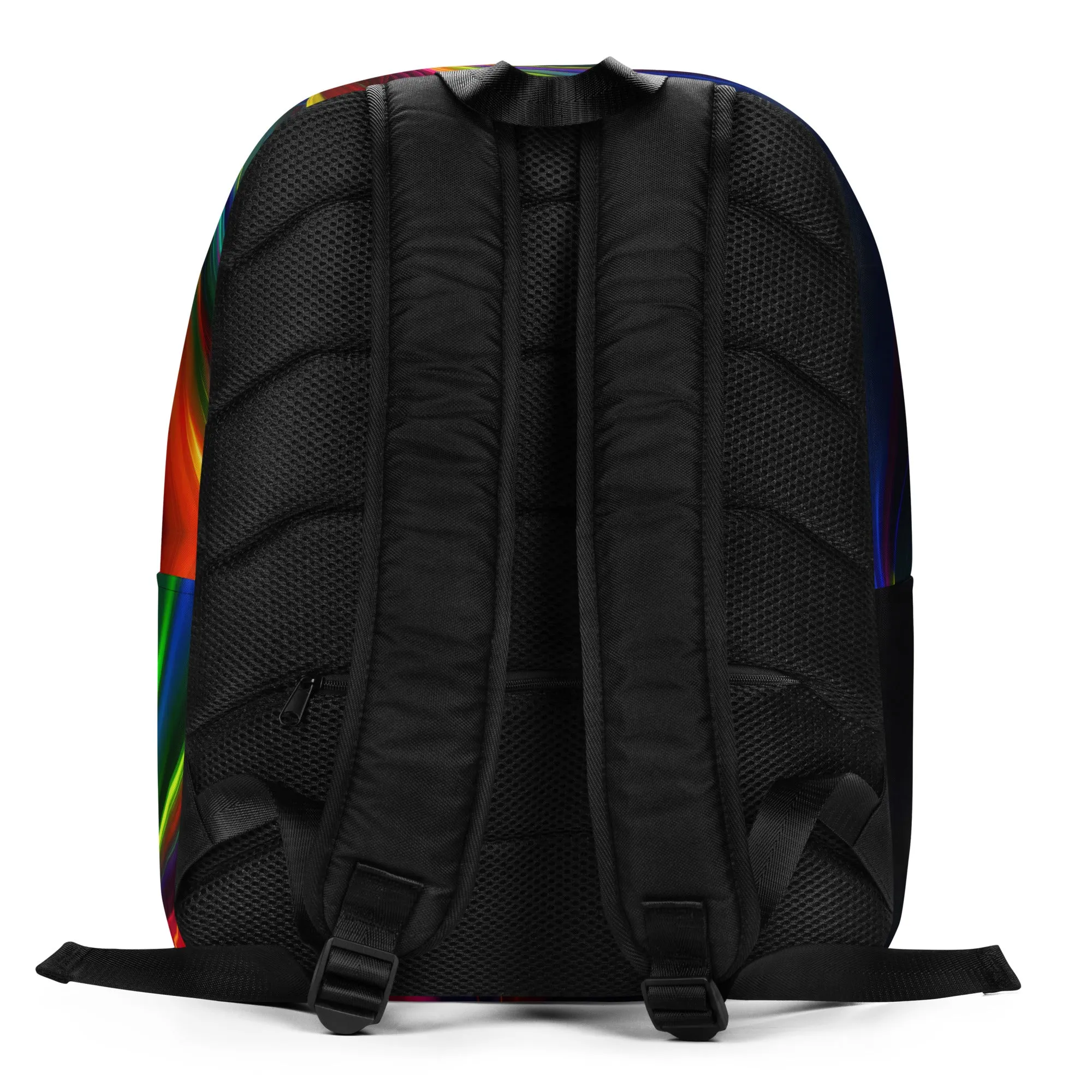 Rainbow Swirls Minimalist Backpack