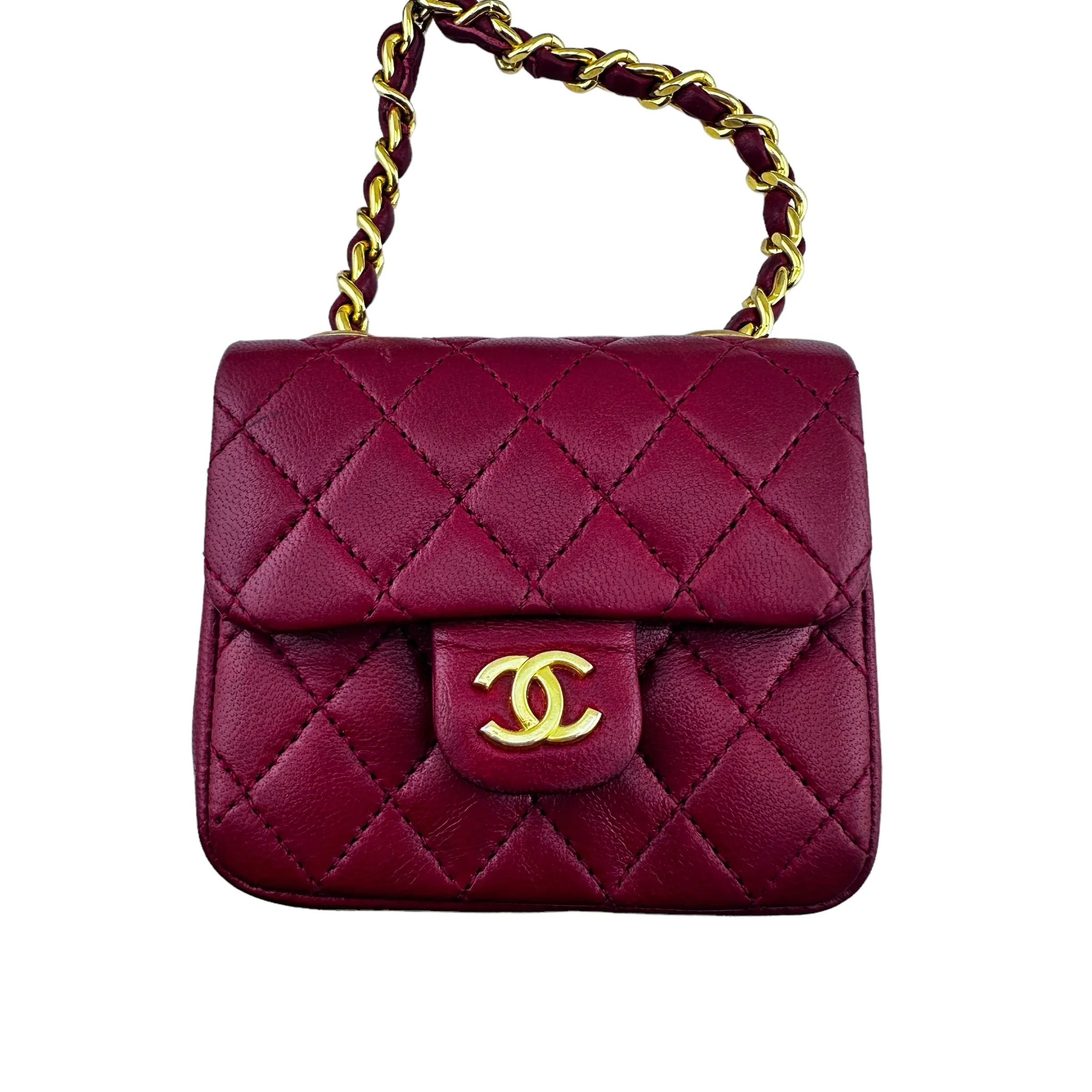 RESERVED-Final Payment-CHANEL Lambskin Micro Classic Flap Belt Bag