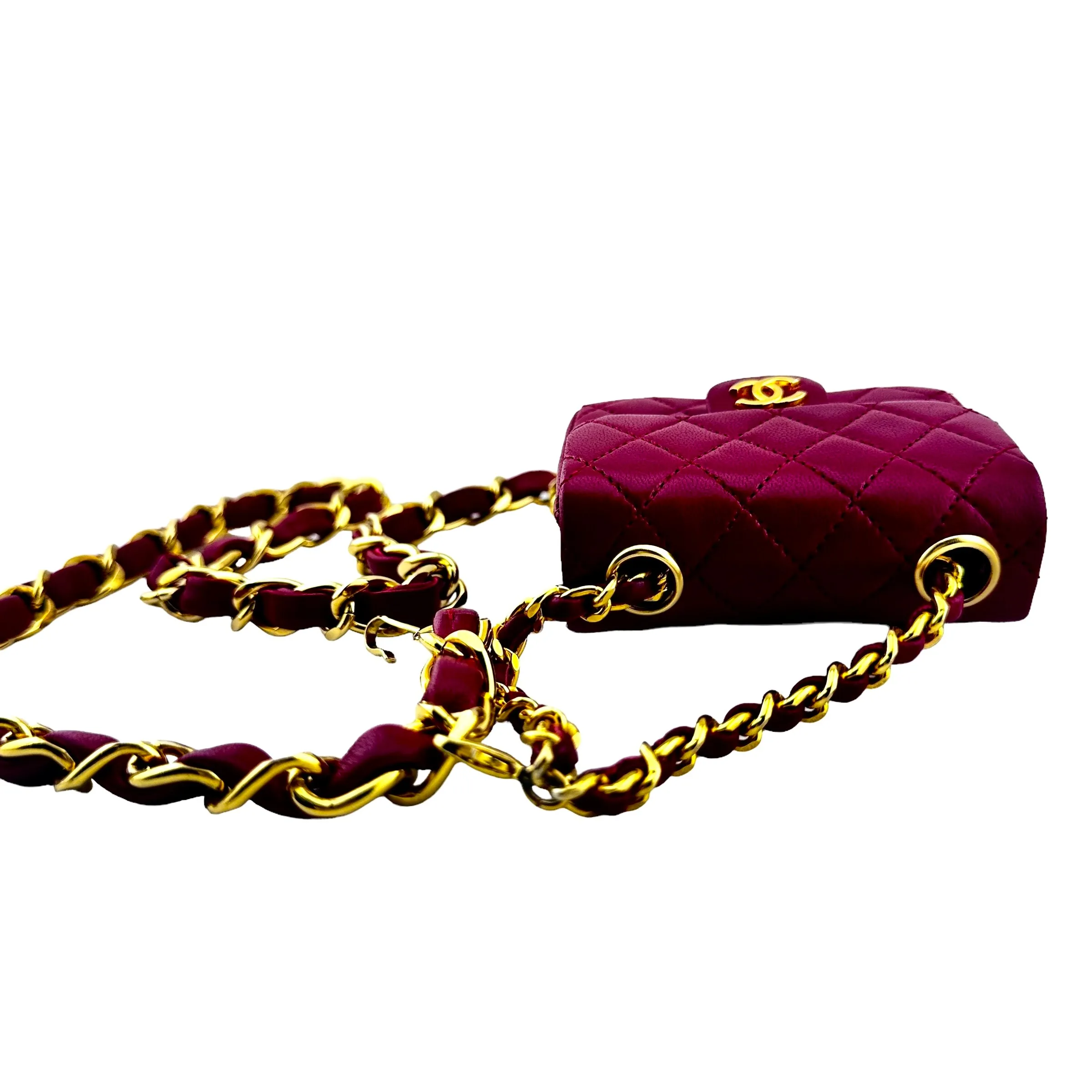 RESERVED-Final Payment-CHANEL Lambskin Micro Classic Flap Belt Bag
