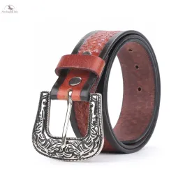 Resistance Basket Weave Tan Women's Cowgirl Cowboy Country Belt  With Floral Embossed Silver Buckle