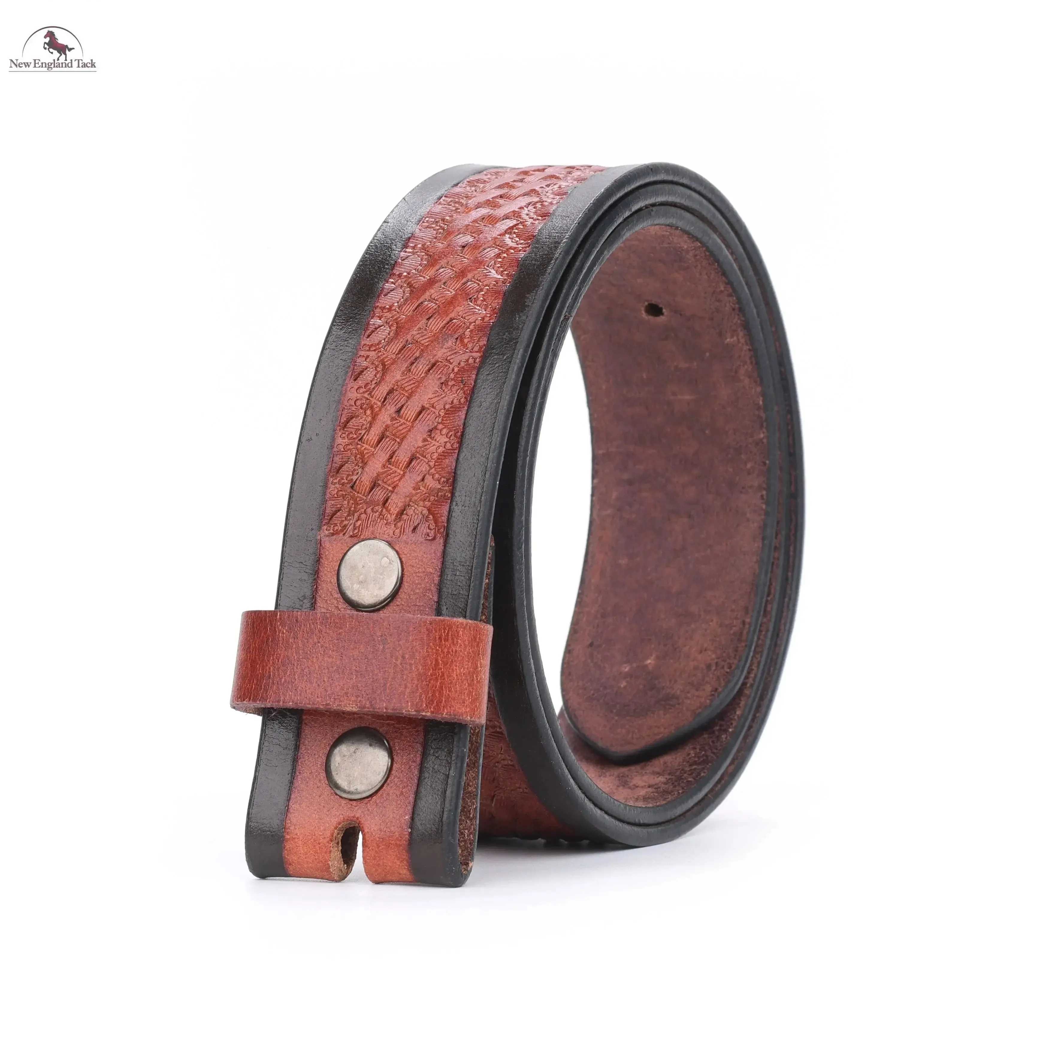 Resistance Basket Weave Tan Women's Cowgirl Cowboy Country Belt  With Floral Embossed Silver Buckle