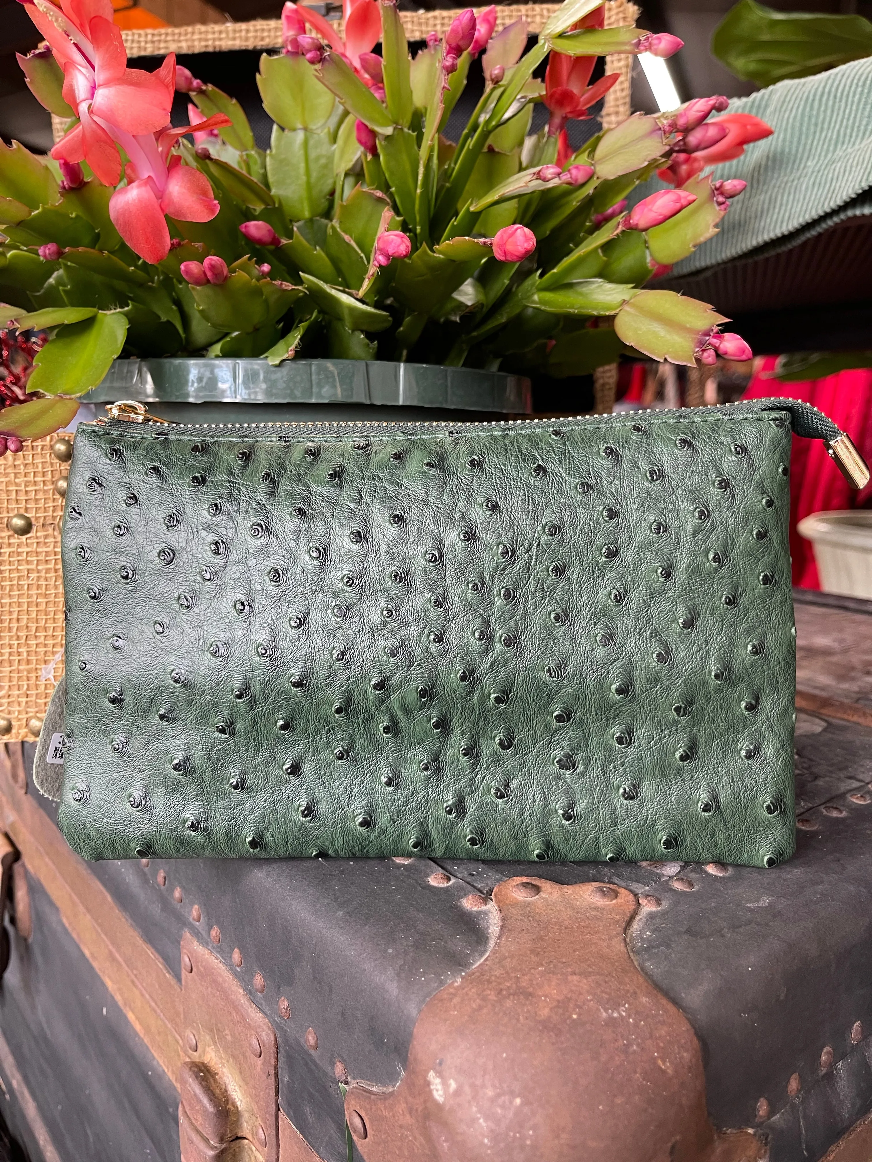 Textured Clutch Bag