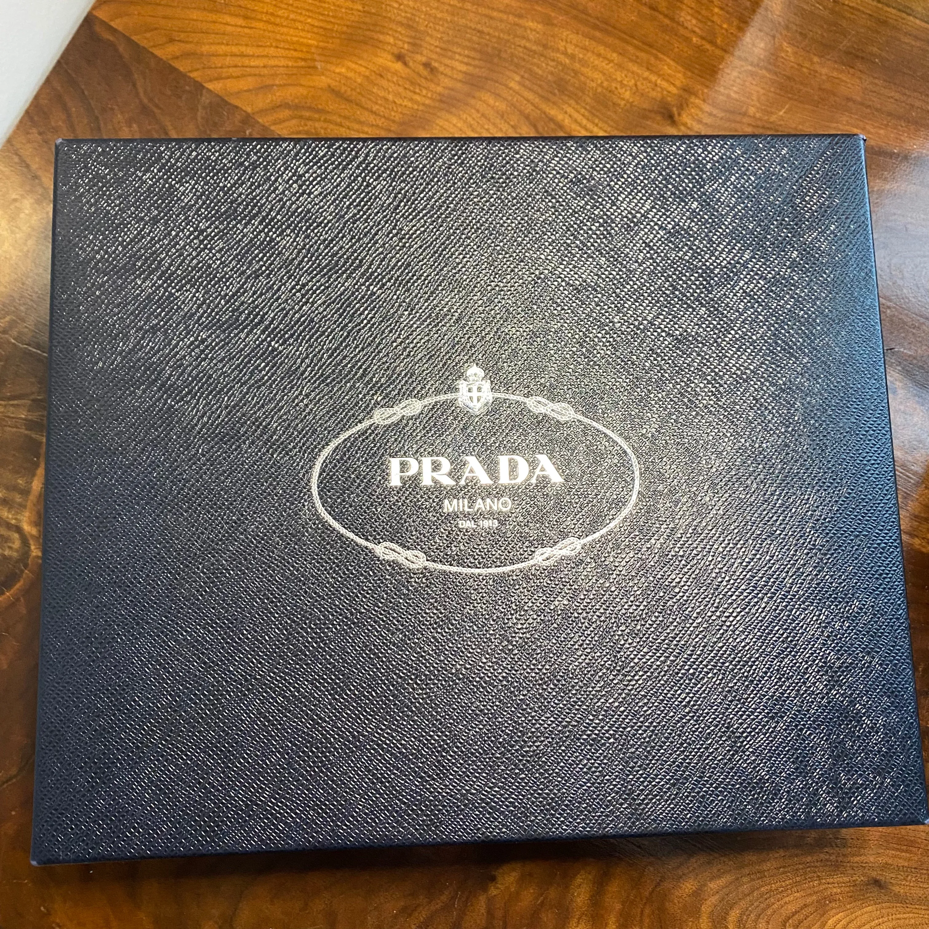 The Swan - Vintage Prada Organizer with Studs Crossbody/Wristlet