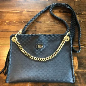 The XL Nuthatch - Black Vintage Micro GG Crossbody