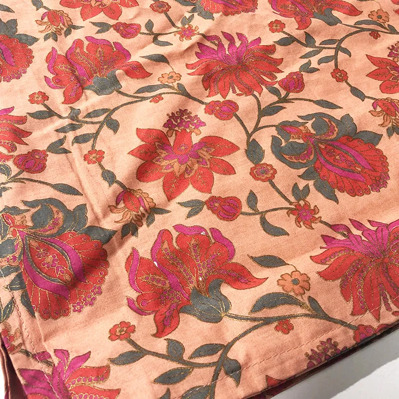Tote Bag Orange Flower
