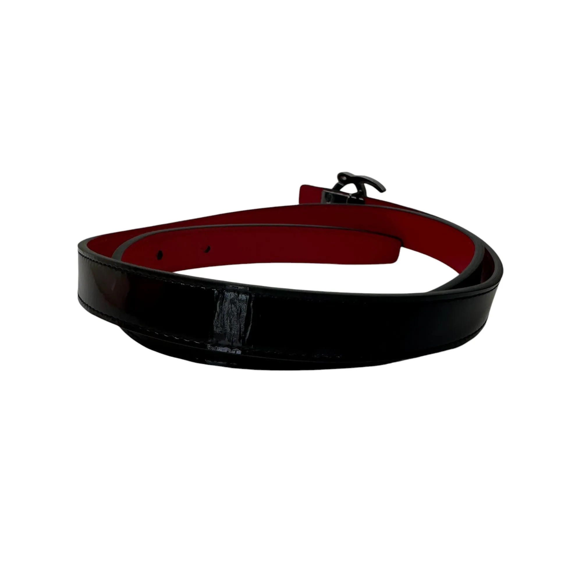 Women's Cl Initials Belt Black Size Waist 32"