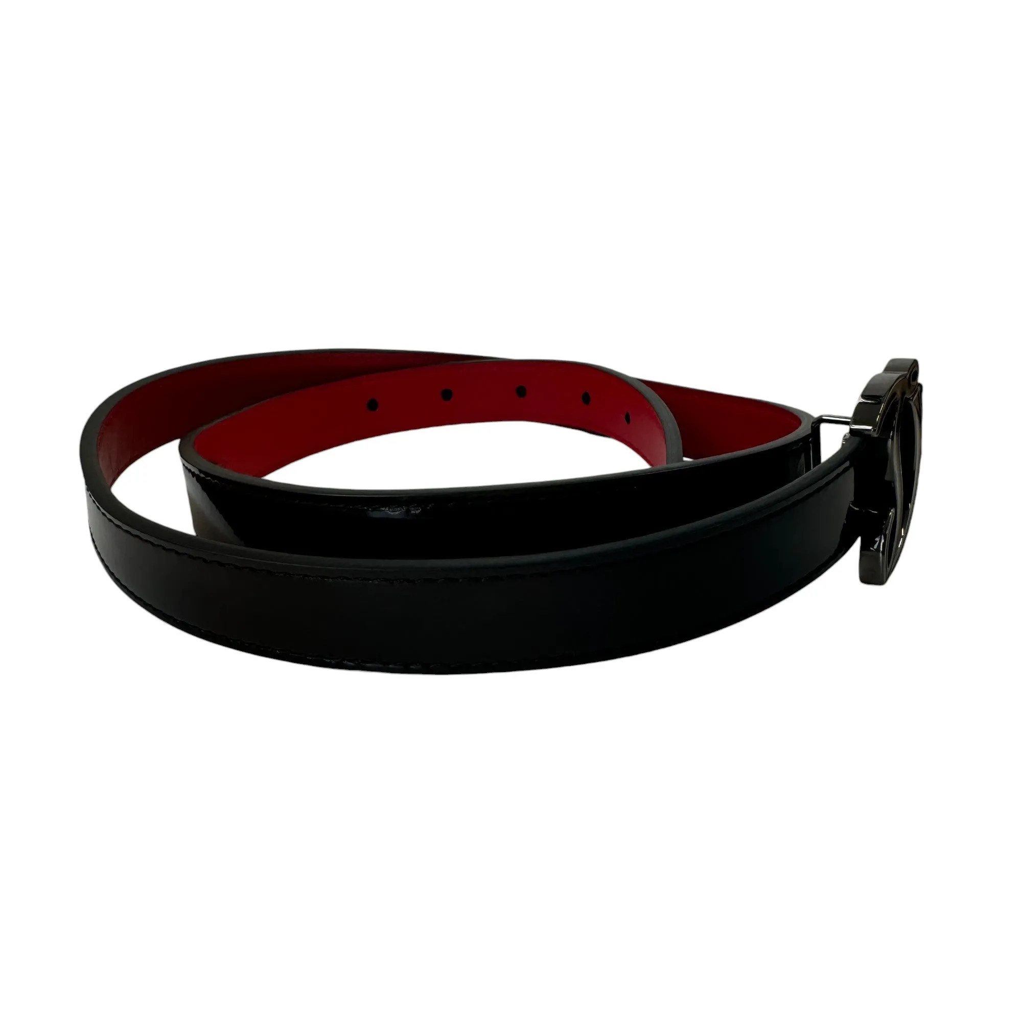 Women's Cl Initials Belt Black Size Waist 32"